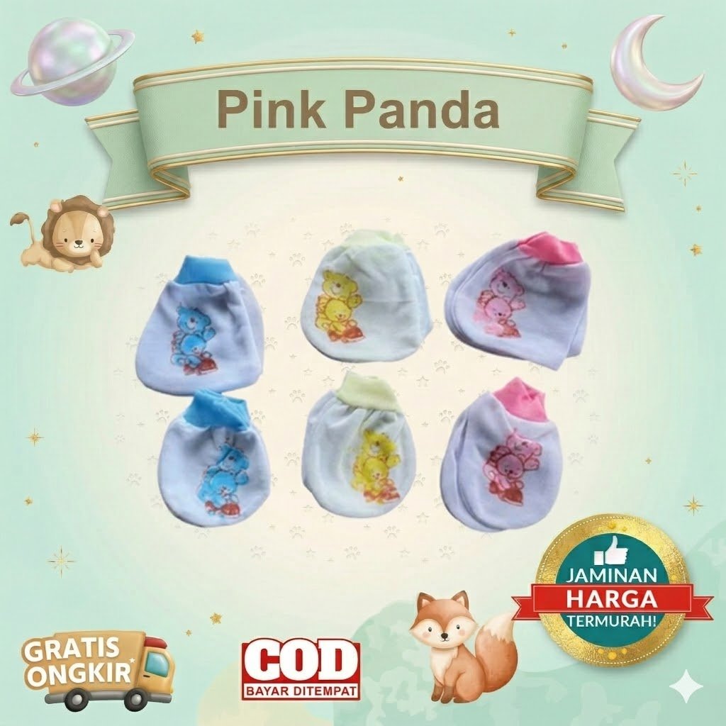 Sarung Tangan Putih Pola
