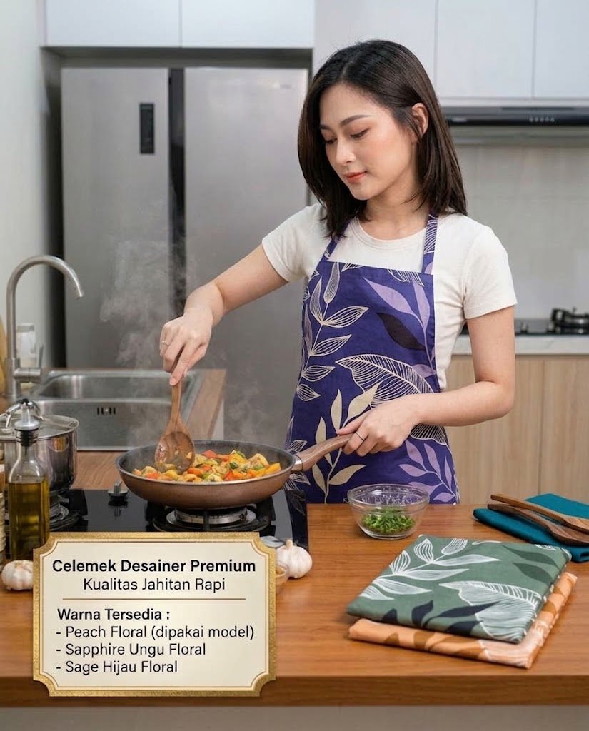 Apron Wanita Ukuran All Size