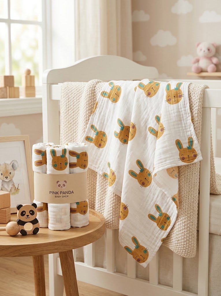 Bedong Kaos Premium 100x90 Isi 4 Per Pack